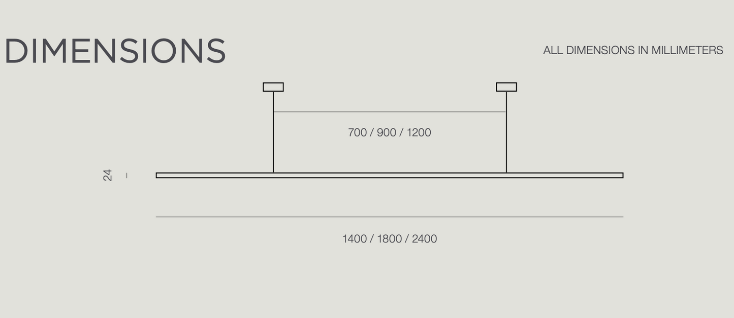 Highline Linear Pendant, Satin Waxed Brass with Walnut, LED, Recessed Mount, IP20