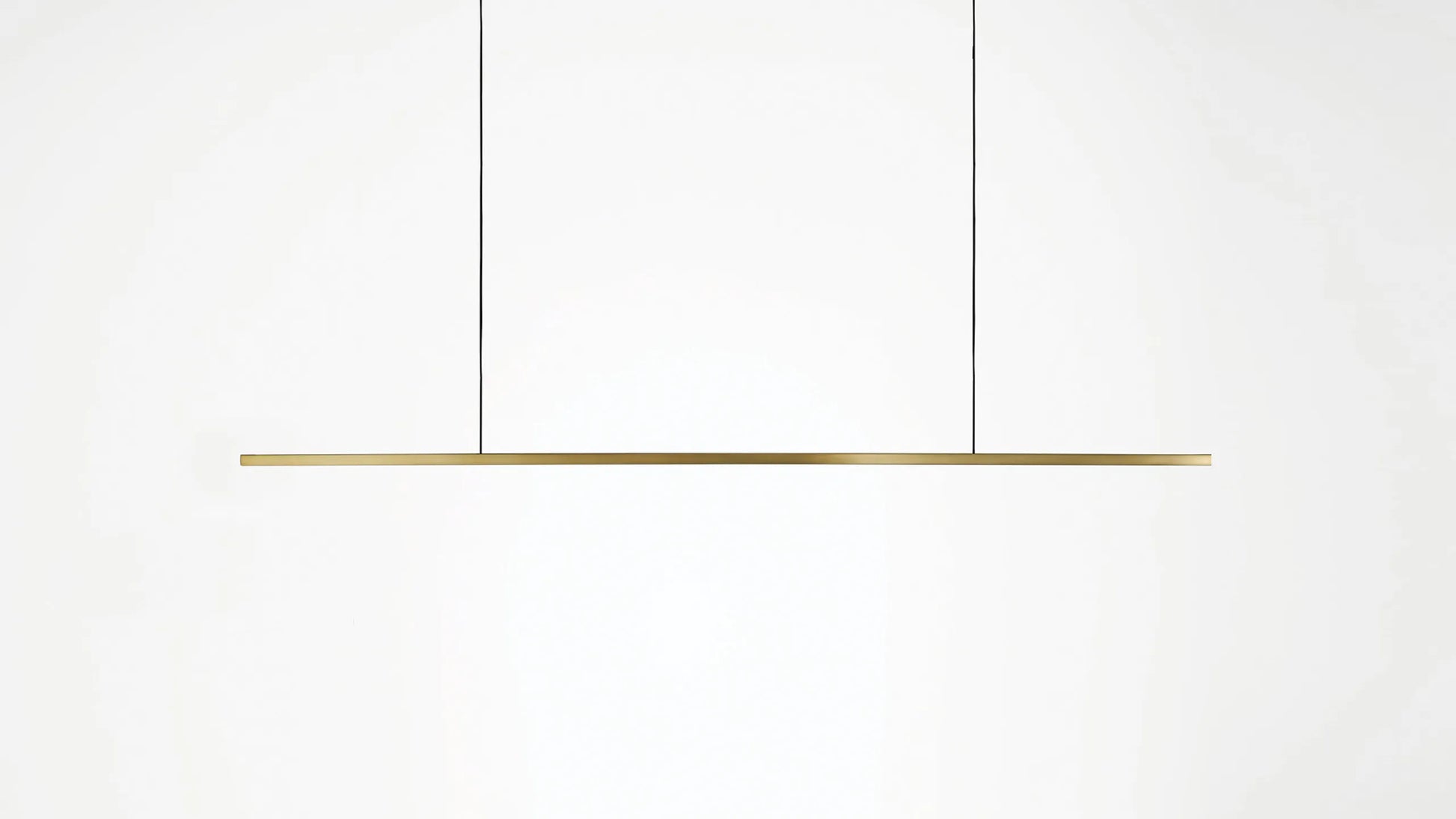 Highline Linear Pendant in Brass Front View Thumbnail