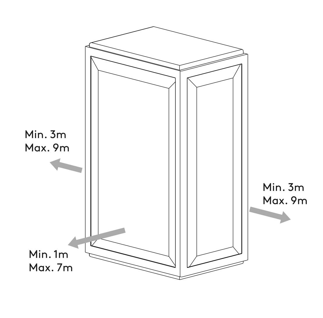 Homefield 160 Wall Light, E27, MOTION SENSOR, IP44