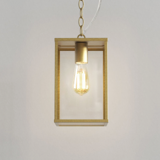 Homefield Pendant, Brass, E27, IP44