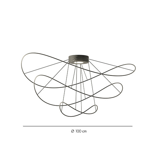 Hoops Ceiling 3, White, LED, Phase Dim, IP20