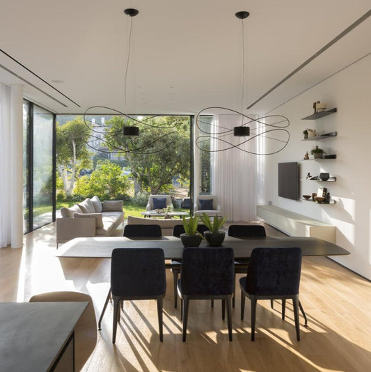 Hoops Pendant 2, Black, LED, Phase Dim, IP20
