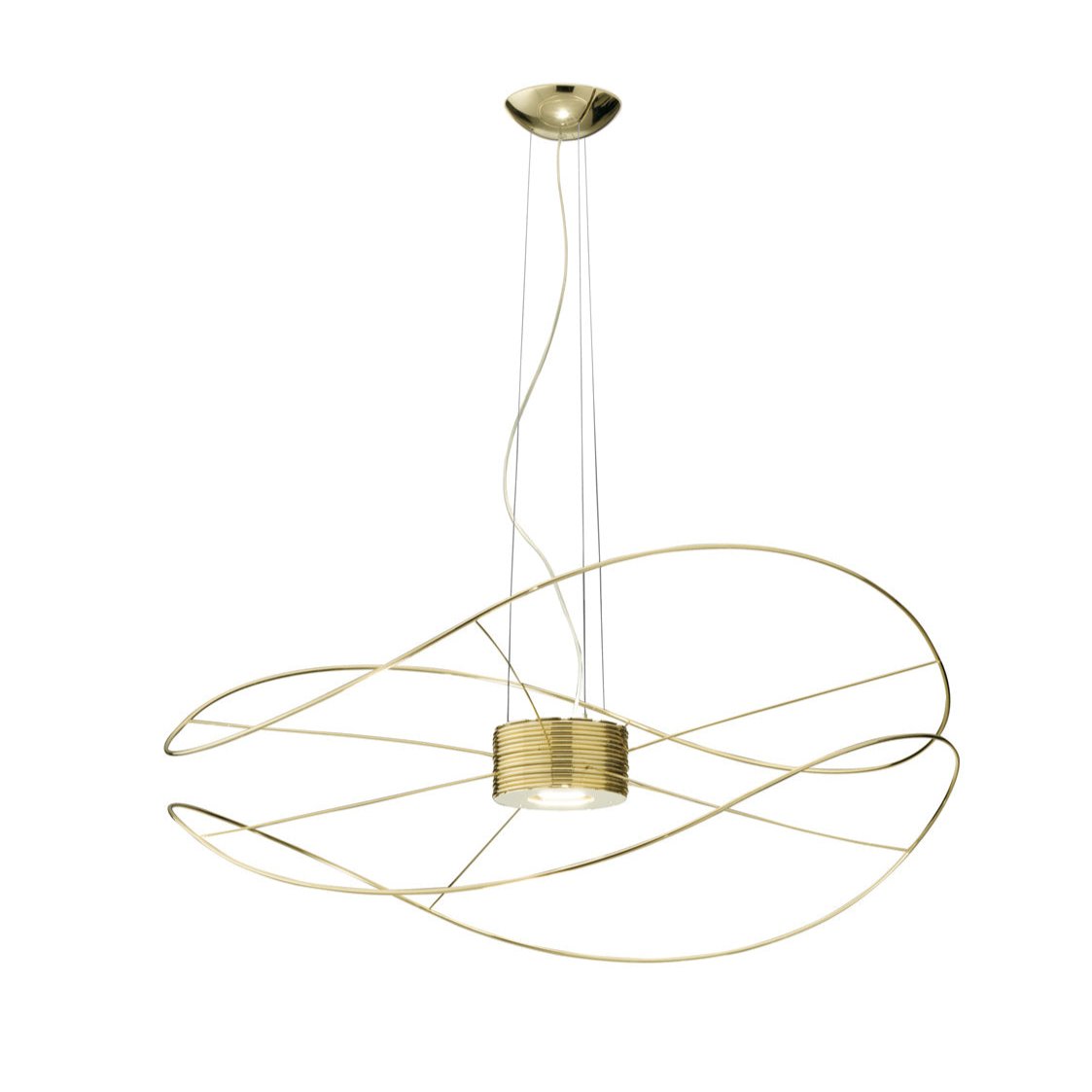 Hoops Pendant 2, Gold, LED, Phase Dim, IP20