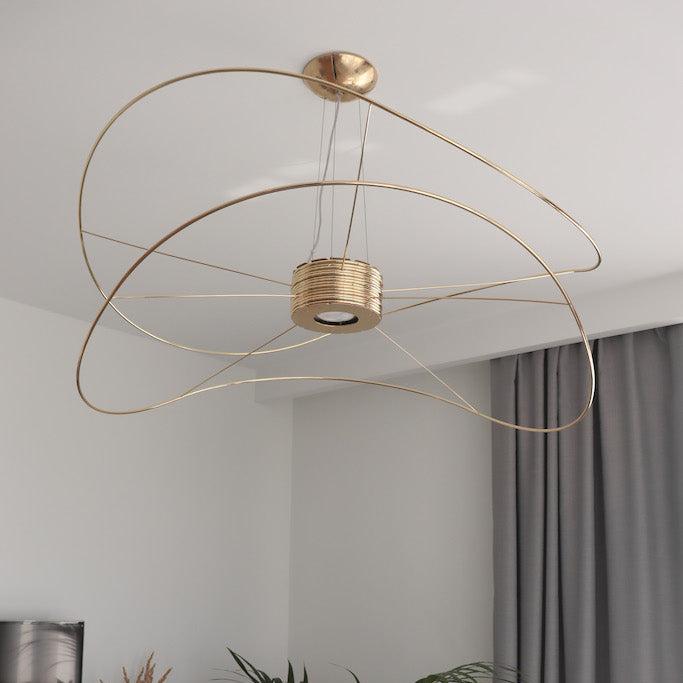 Hoops Pendant 4, Gold, LED, Phase Dim, IP20
