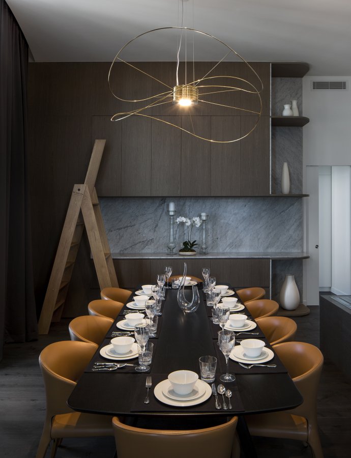 Hoops Pendant 4, Black, LED, Phase Dim, IP20