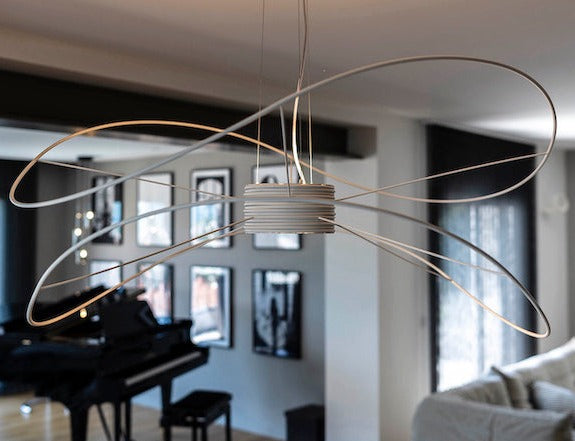 Hoops Ceiling 3, White, LED, Phase Dim, IP20