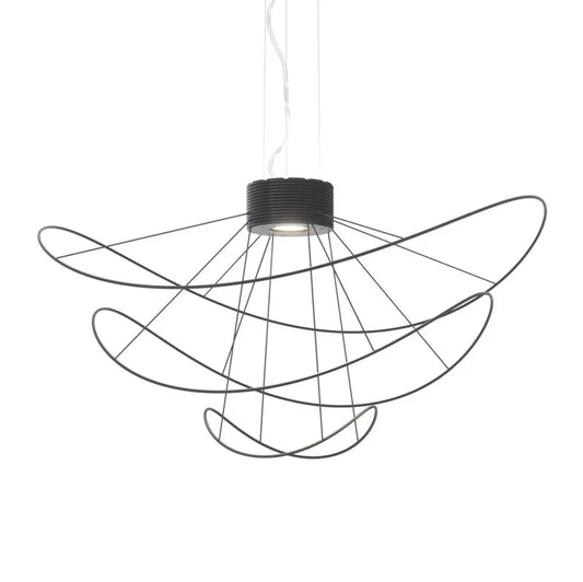 Hoops Pendant 3, Black, LED, Phase Dim, IP20