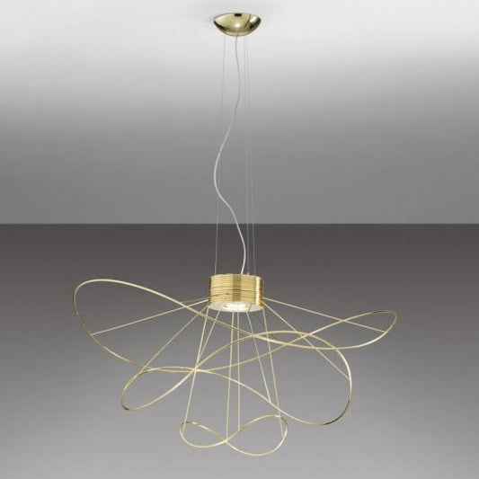 Hoops Pendant 3, Gold, LED, Phase Dim, IP20