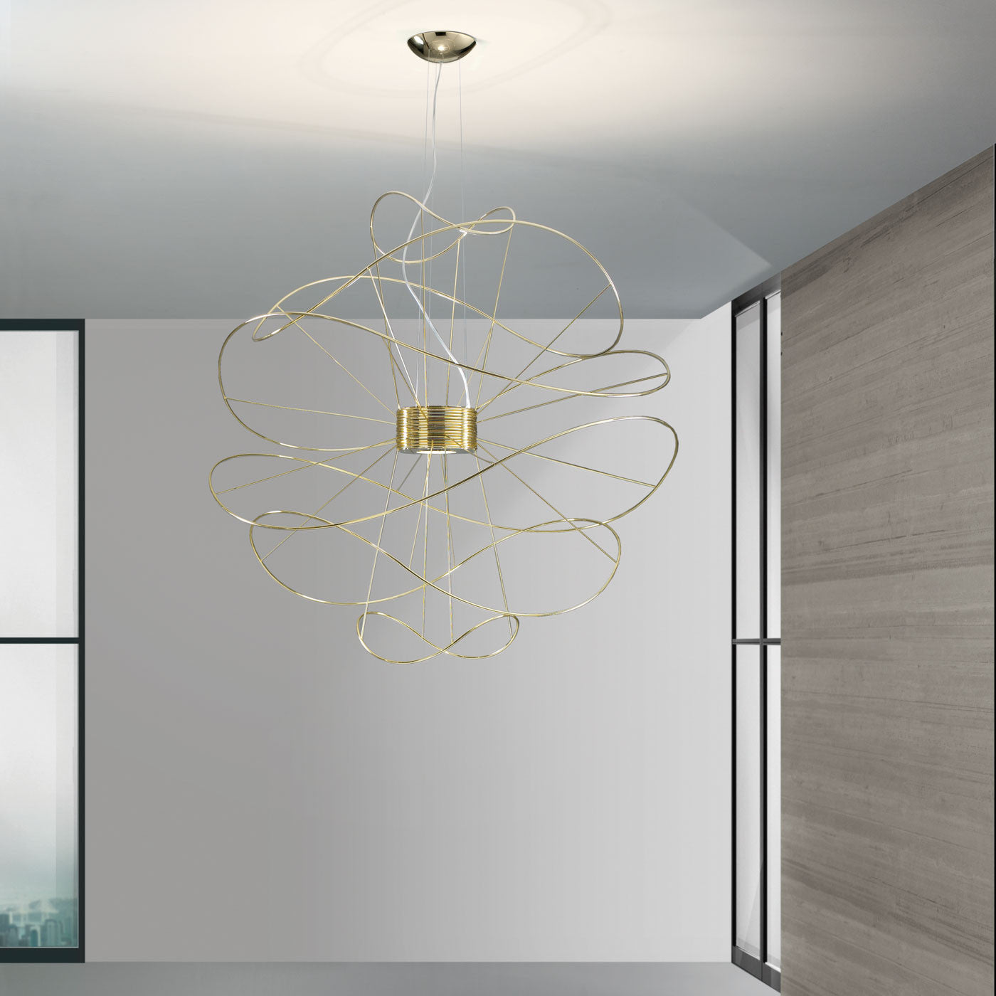 Hoops Pendant 6, Gold, LED, Phase Dim, IP20