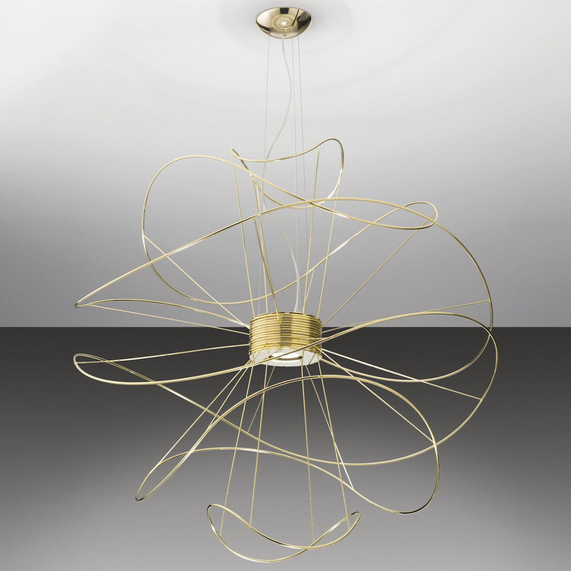 Hoops Pendant 4, Gold, LED, Phase Dim, IP20