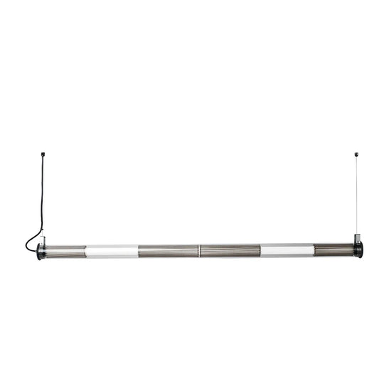 Tube 360 Pendant, Horizontal, 162 cm, White with Silver, LED, Triac Dim, IP65