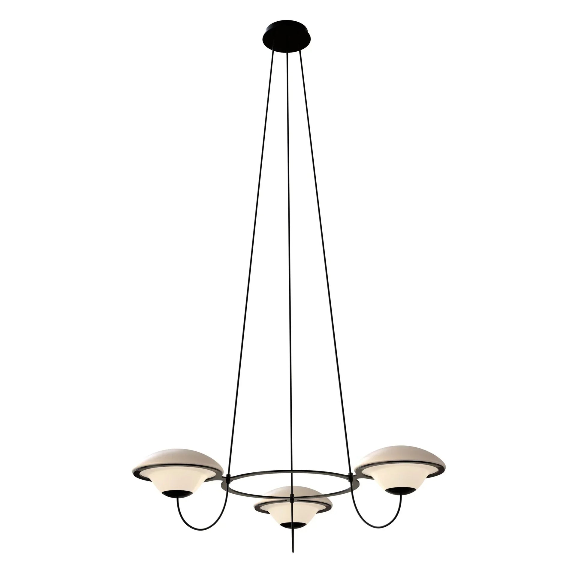 DCW Editions In The Air pendant with 3 shades on white background