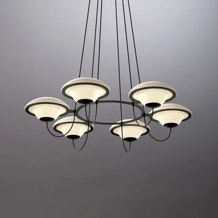 DCW Editions In The Air pendant 5 shades with grey background