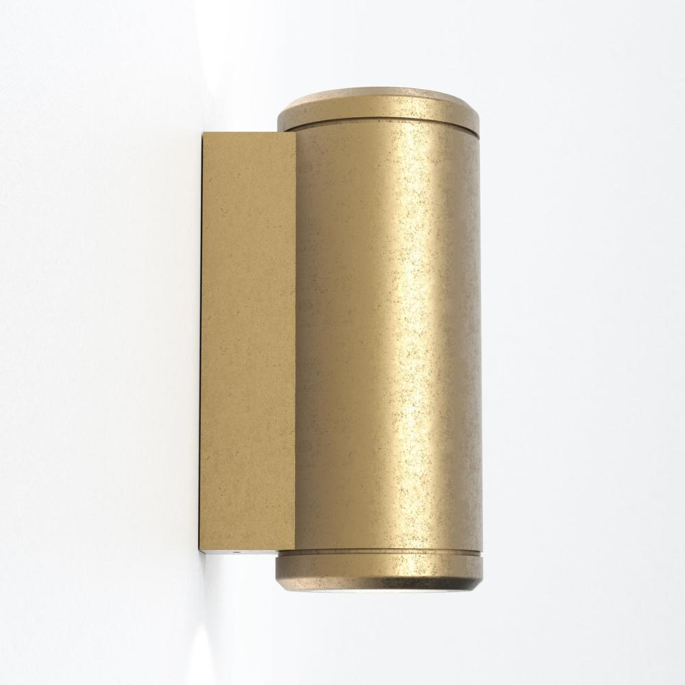 Jura Wall 2 Beams, Solid Brass, GU10, IP44