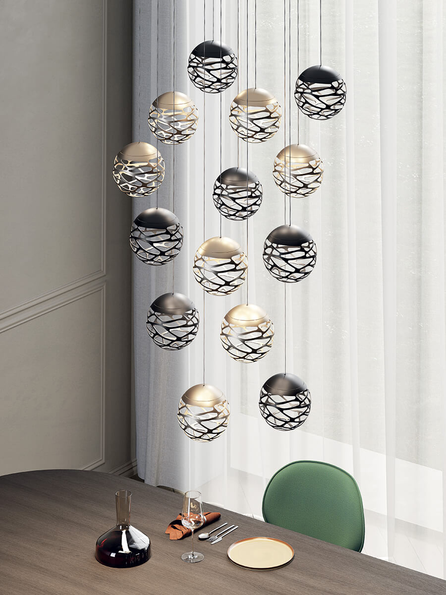 Kelly Pendant, Cluster Unit, LED, Triac Dim, IP20