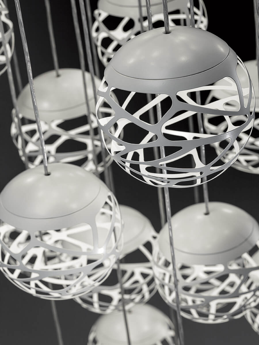 Kelly Pendant, Cluster Unit, LED, Triac Dim, IP20