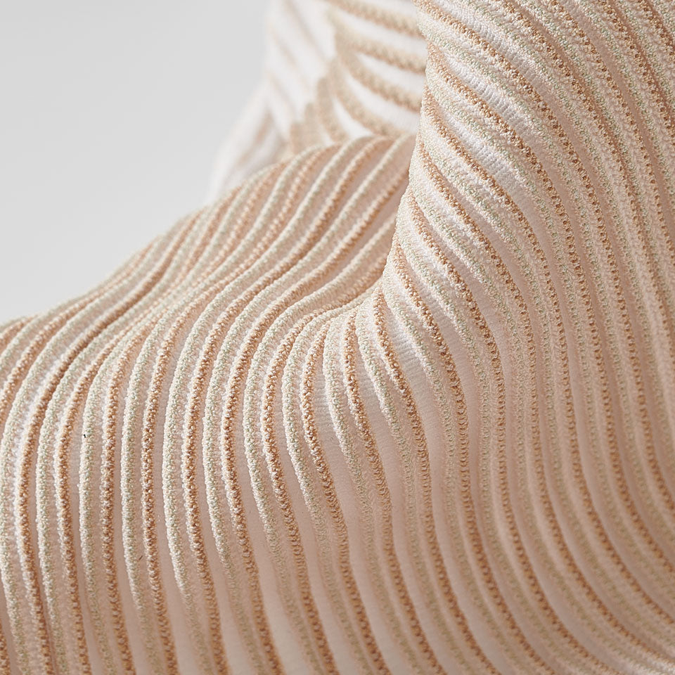 Knit Pendant, Oval 65 cm ø, Stretch Knit Material over Polymer Orb, 40.2W, LED, Dim