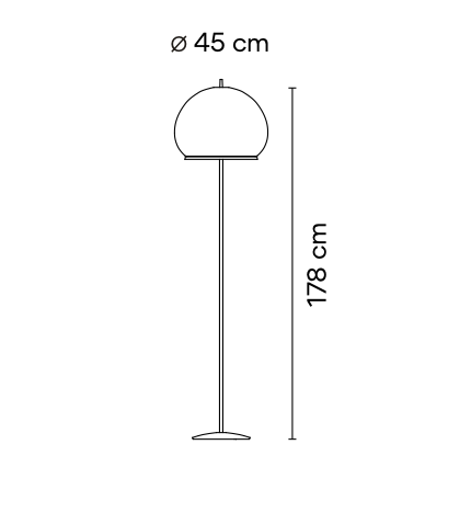 Knit Stem Floor Lamp, Round, Stretch Knit Material over Polymer Orb, 33.6W, LED, On/Off or Dim