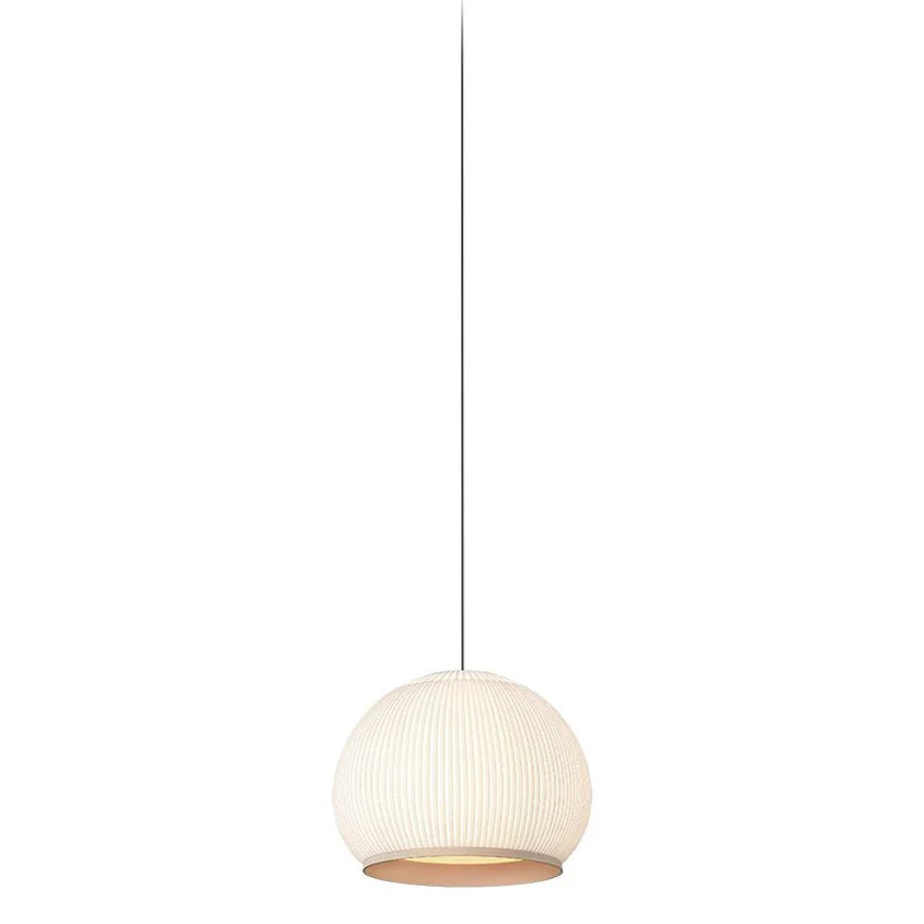 Knit Pendant, Round 45 cm ø, Stretch Knit Material over Polymer Orb, 33.6W, LED, Dim