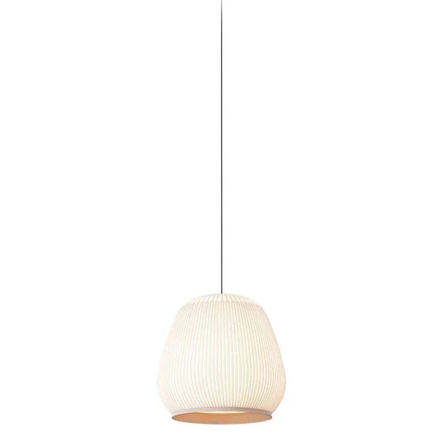 Knit Pendant, Tall 45 cm ø, Stretch Knit Material over Polymer Orb, 33.6W, LED, Dim