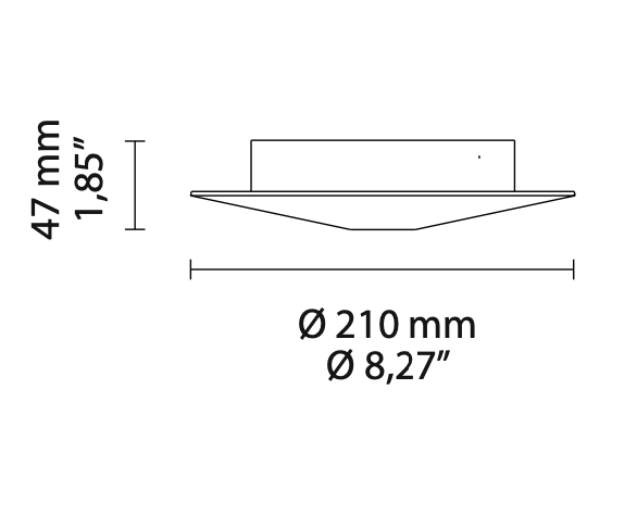 Koine Pendant, Acoustic Anthracite Felt, 110 cm, LED, 26W, Phase Dim, IP20