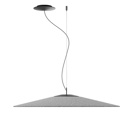 Koine Pendant, Acoustic Grey Felt, 86 cm, LED, 26W, Phase Dim, IP20