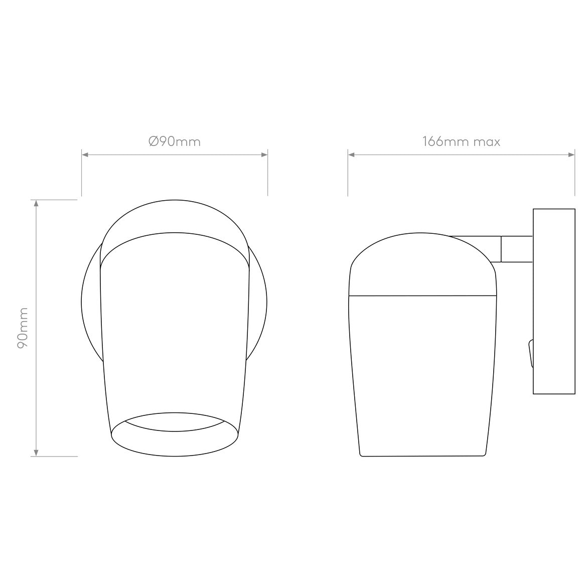 Koto Reading Wall Light, White, Adjustable, GU10, IP20