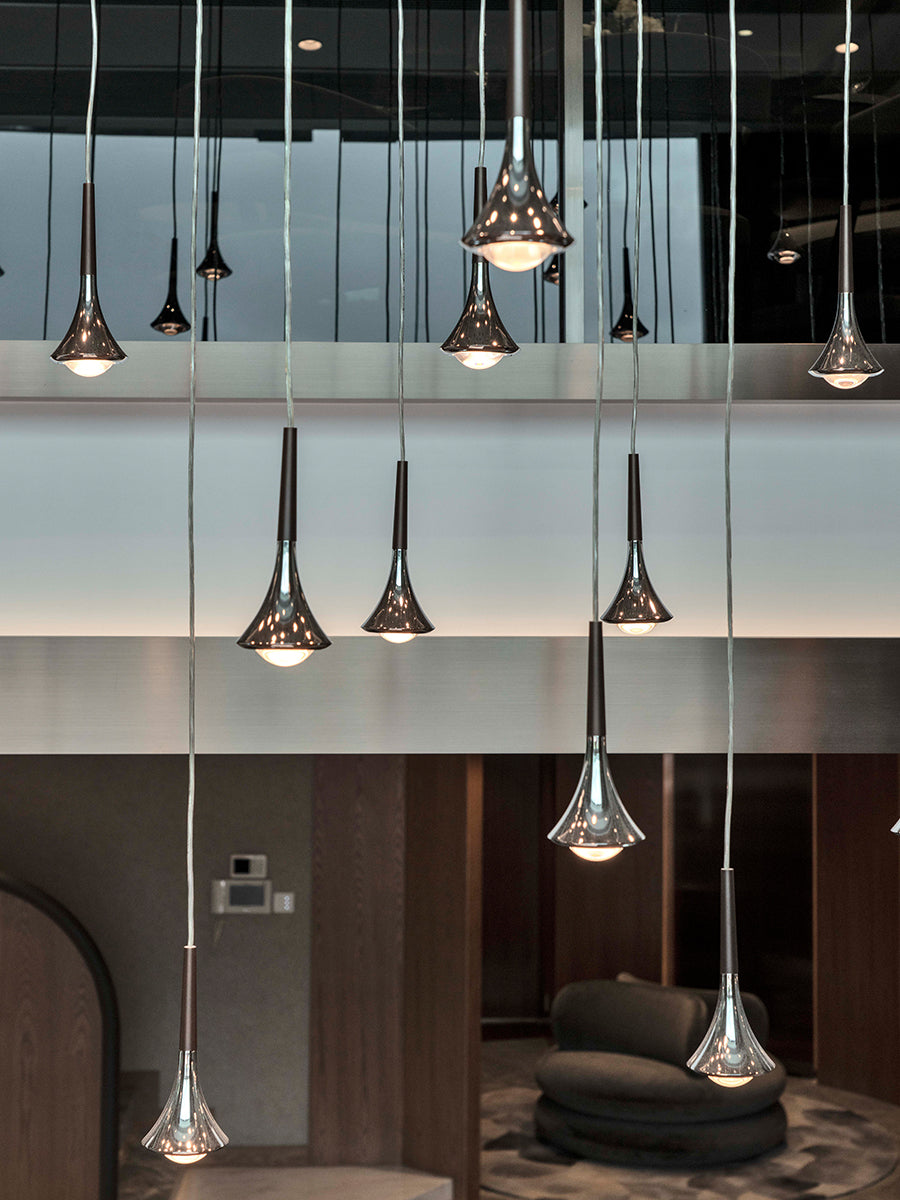 Rain Pendant, Chromes, LED, Triac Dim, IP20