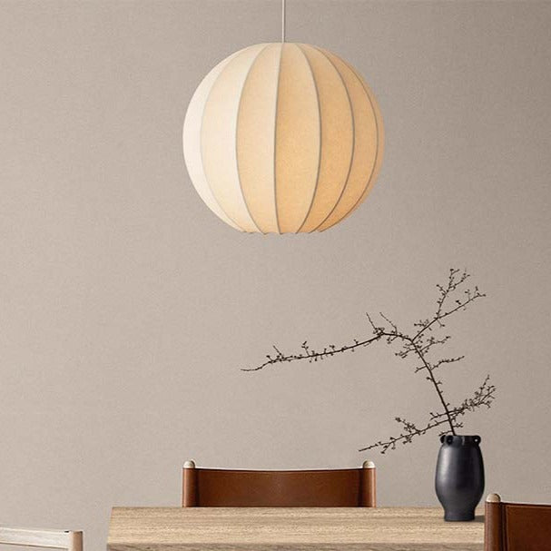 LAMPSHADE, Silky Fibre, Round, E27