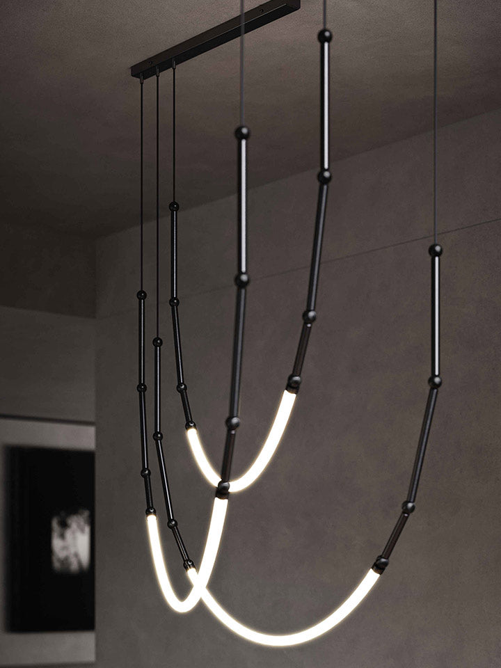 Leda Pendant, 2 or 3 Arms, LED, 0-10v Dim, IP20