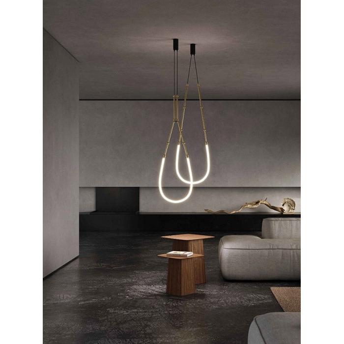 Leda Pendant, 1 Arm, LED, 0-10v Dim, IP20