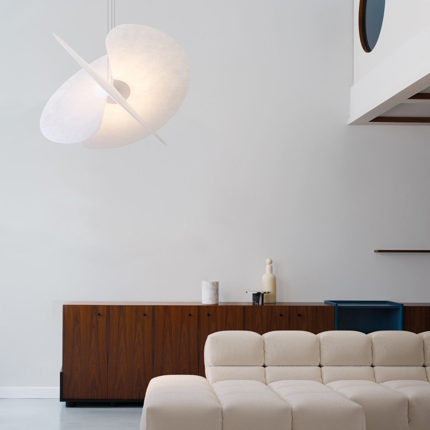 Levante Pendant, Matt White, 90 cm, LED, Phase Dim, IP20