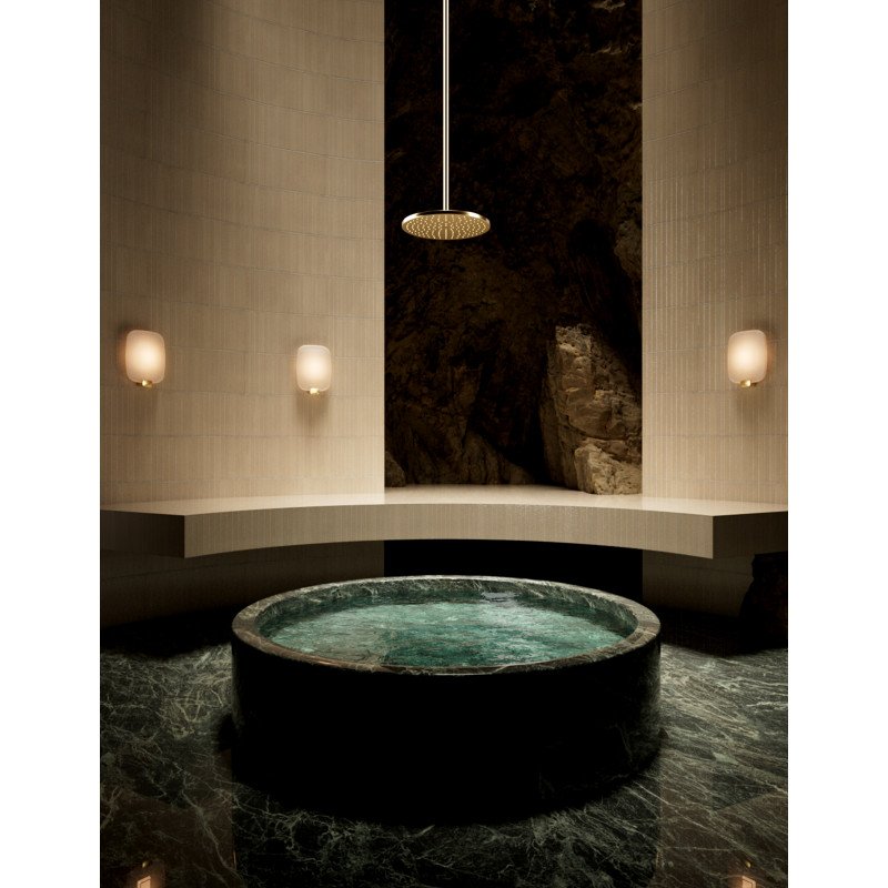 DCW Editions Love Me Tender vertical wall light around marble hot tub