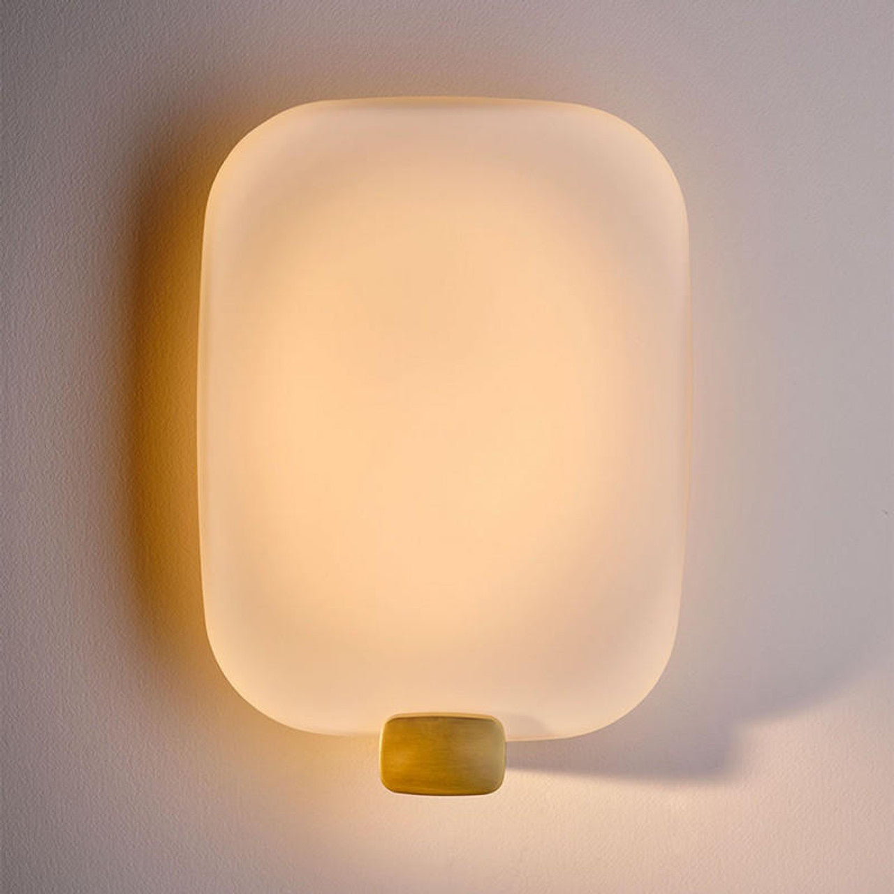 DCW Editions Love Me Tender vertical wall light warmly lit