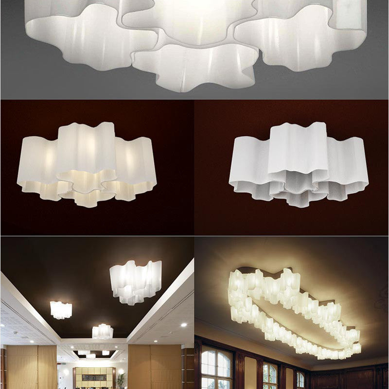 Logico Ceiling, White, Triple, IP20