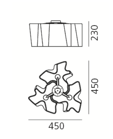 Logico Ceiling, White, Triple, IP20