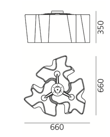 Logico Ceiling, White, Triple, IP20