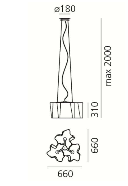 Logico Pendant, Triple, E27, IP20