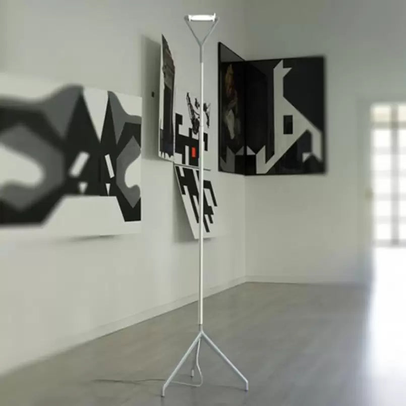 Lola Floor Lamp, Telescopic and Adjustable, Black, R7s, Foot Dimmer, IP20