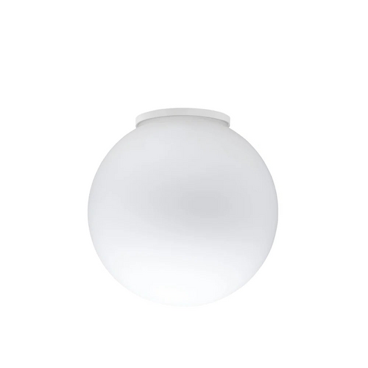 Lumi Sfera Ceiling, 35 cm, White Glass, E27, IP40