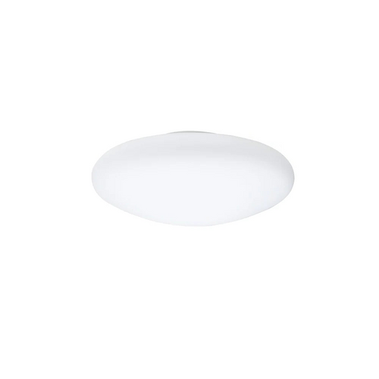 Lumi Crescent Ceiling, 45 cm, White Glass, E27, IP40