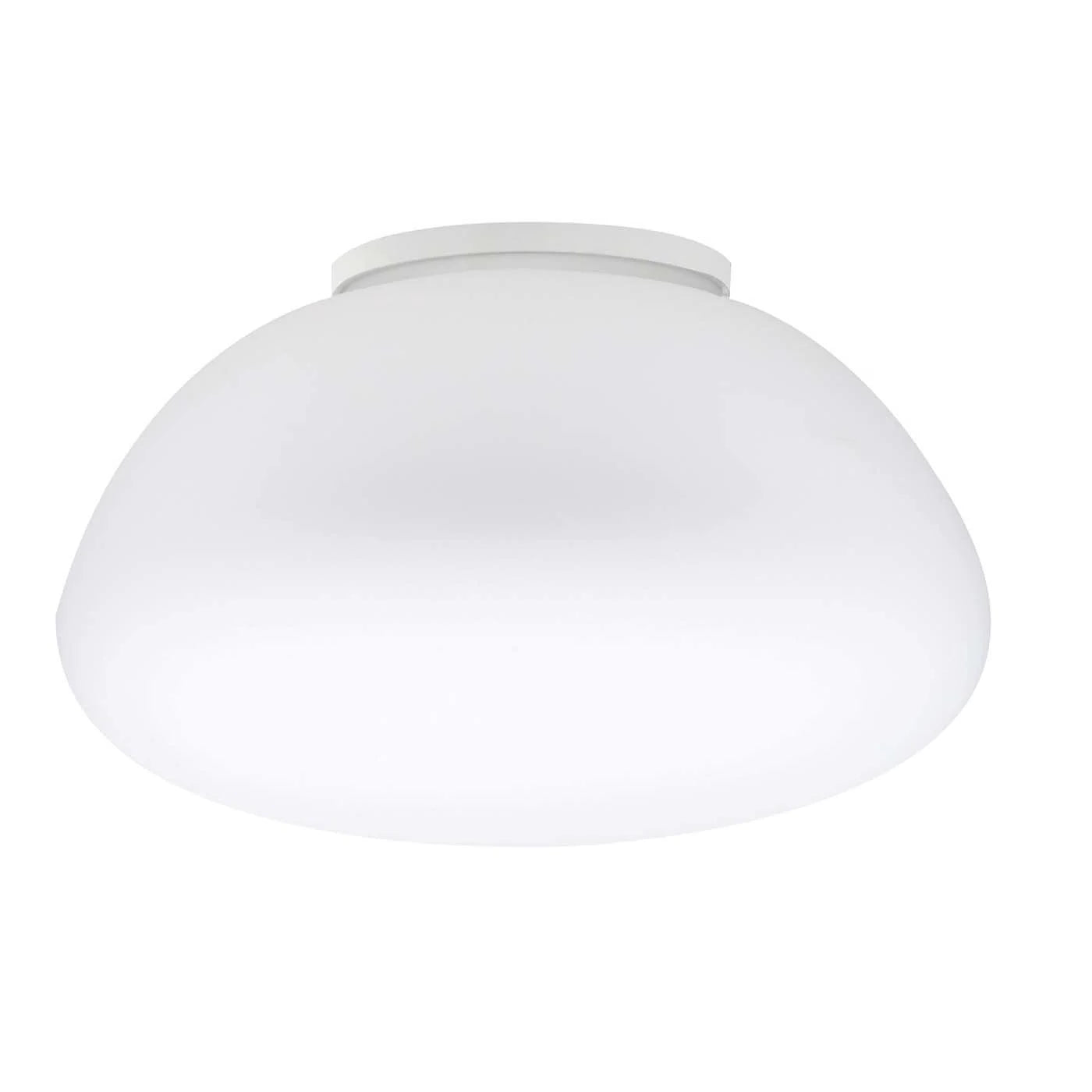 Lumi Poga Ceiling, 42 cm, White Glass, E27, IP20