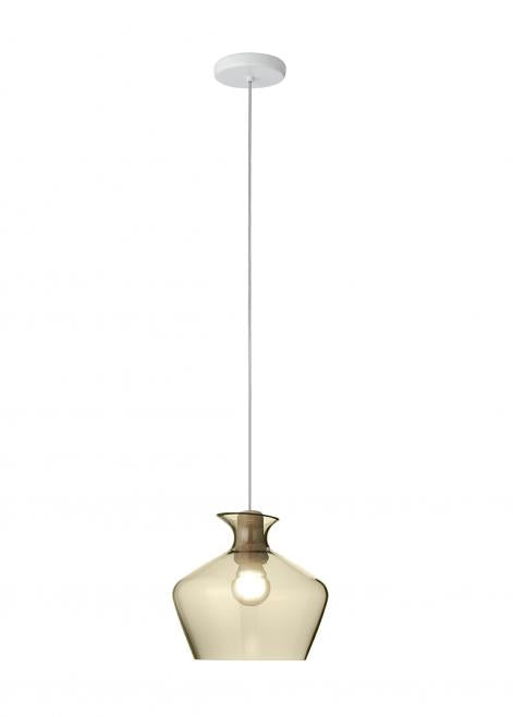 Malvasia Pendant, Transparent Colour Glass, E27, IP20