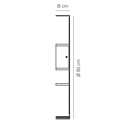 Manifesto Wall or Ceiling, White, LED, Push or 0/1-10v Dim, IP20