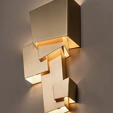 Map Wall, Varnished Brushed Brass, LED, IP20