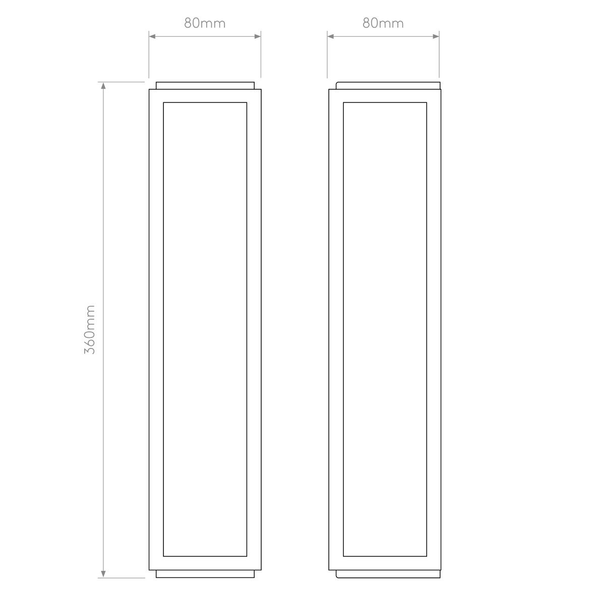 Mashiko 360 Classic Wall Light, Bronze, E14, IP44