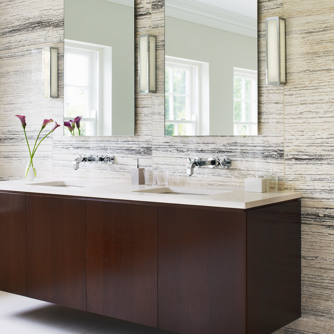 Mashiko 360 Classic Wall Light, Matte Gold, E14, IP44