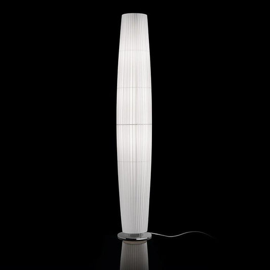 Maxi Floor Lamp, White Ribbons, E27, Floor Switch Dim, IP20