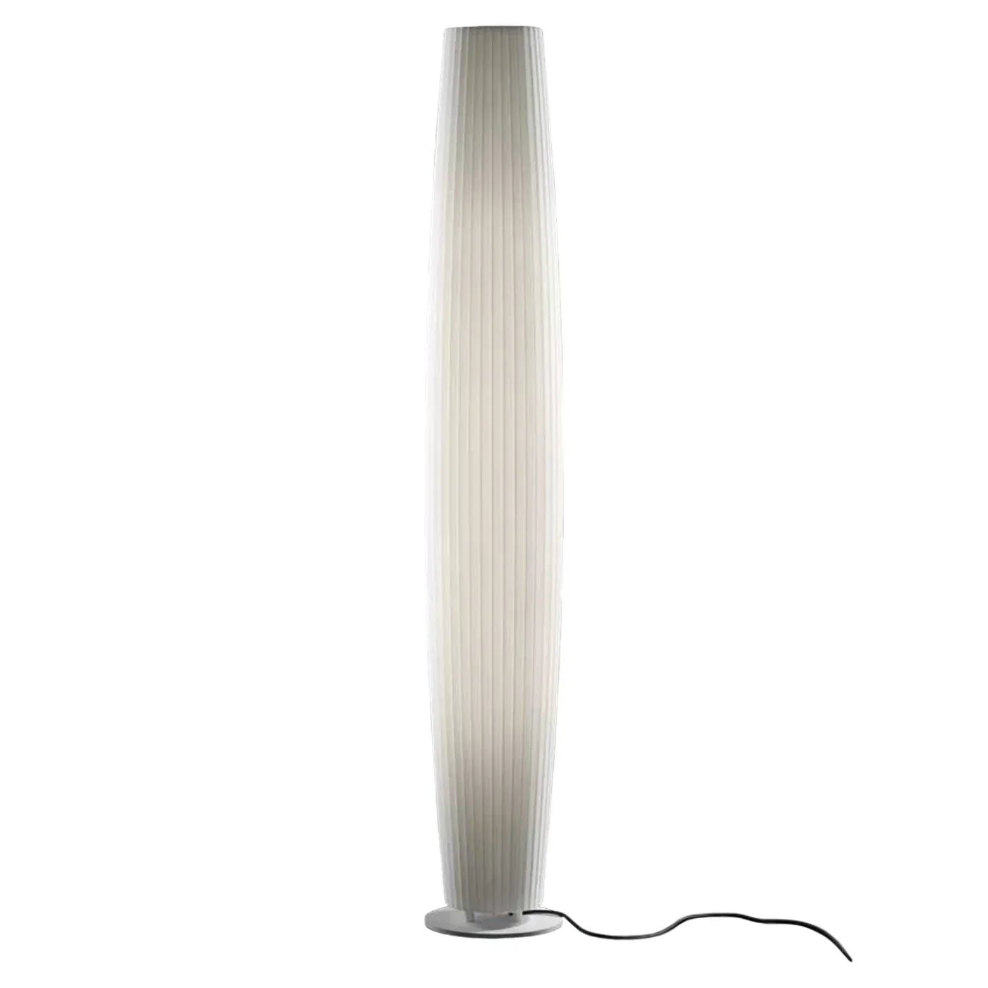 Maxi Floor Lamp, White Ribbons, E27, Floor Switch Dim, IP20