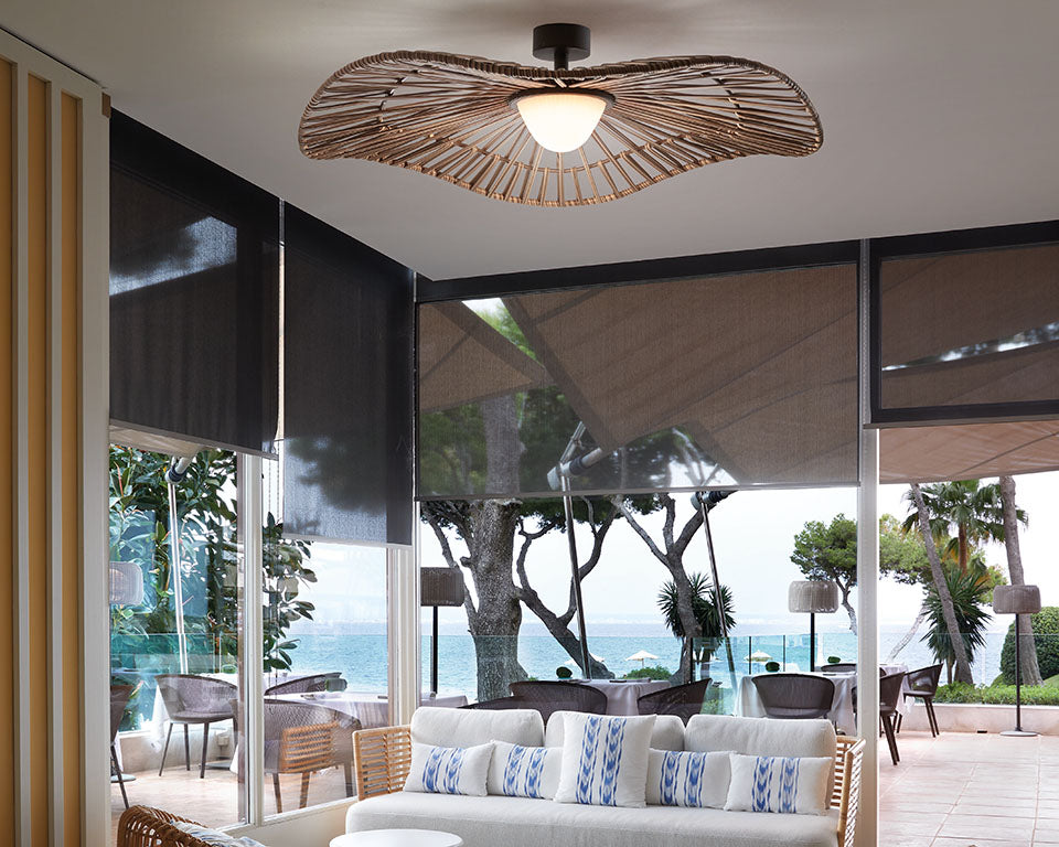 Mediterrania Ceiling, 105 cm, Brown, LED, 17.1W, Triac Dim, IP66